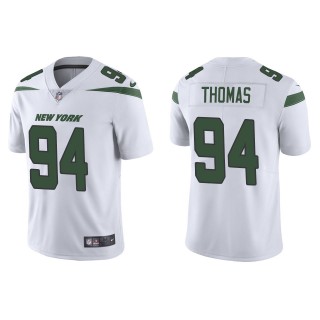 Men's New York Jets Solomon Thomas White Vapor Limited Jersey