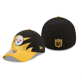 Pittsburgh Steelers Black Yellow Surge 39THIRTY Flex Hat