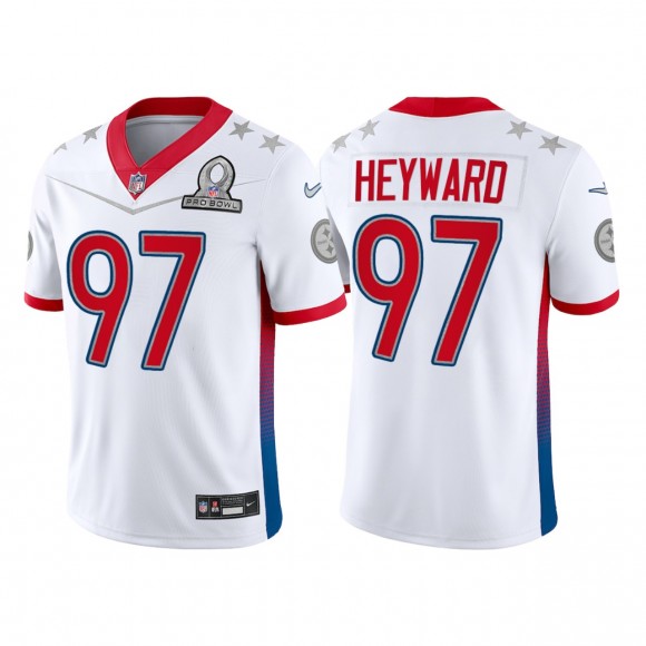 Cameron Heyward Steelers 2022 AFC Pro Bowl Game Jersey White