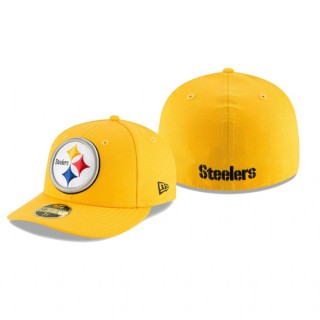 Pittsburgh Steelers Gold Omaha Low Profile 59FIFTY Hat