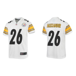 Youth Kwon Alexander Steelers White Game Jersey