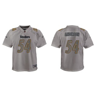 Youth Pittsburgh Steelers Ryan Anderson Gray Atmosphere Fashion Game Jersey