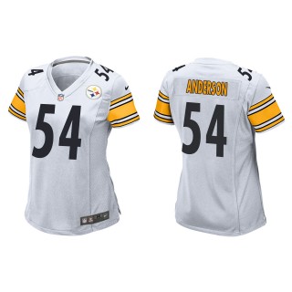 Women's Pittsburgh Steelers Ryan Anderson White Game Jersey