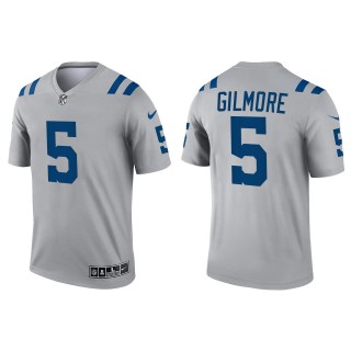 Men's Indianapolis Colts Stephon Gilmore Gray Inverted Legend Jersey