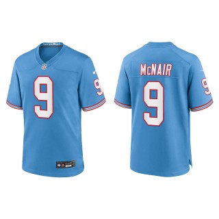Steve McNair Youth Tennessee Titans Light Blue Oilers Throwback Alternate Game Jersey