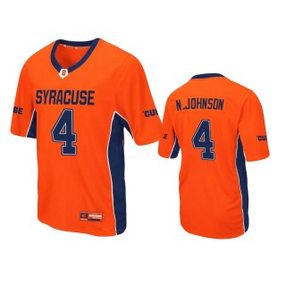Syracuse Orange Nykeim Johnson Orange Max Power Jersey