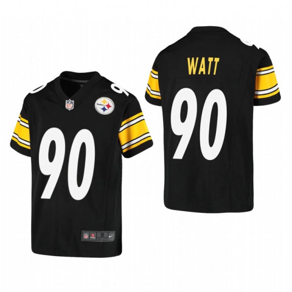 Youth Pittsburgh Steelers T.J. Watt Game Jersey - Black