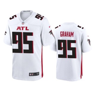 Atlanta Falcons Ta'Quon Graham White Game Jersey