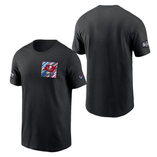 Tampa Bay Buccaneers Black 2023 NFL Crucial Catch Sideline Tri-Blend T-Shirt