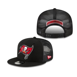 Men's Tampa Bay Buccaneers Black Shade Trucker 9FIFTY Snapback Hat