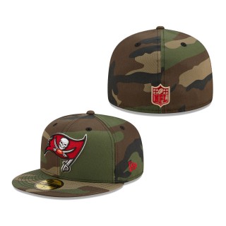 Men's Tampa Bay Buccaneers New Era Camo Woodland 59FIFTY Fitted Hat
