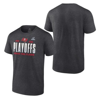 Men's Tampa Bay Buccaneers Charcoal 2022 NFL Playoffs Our Time T-Shirt