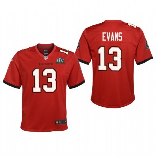 Youth Mike Evans Jersey Super Bowl LV Buccaneers Red Game