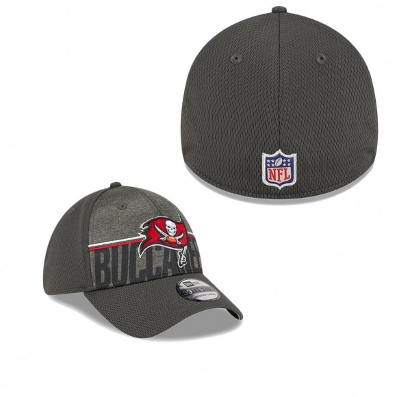Men's Tampa Bay Buccaneers Pewter 2023 NFL Training Camp 39THIRTY Flex Fit Hat