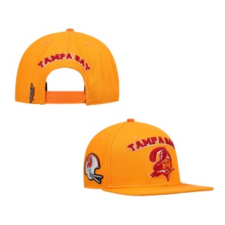 Men's Tampa Bay Buccaneers Pro Standard Orange Stacked Snapback Hat