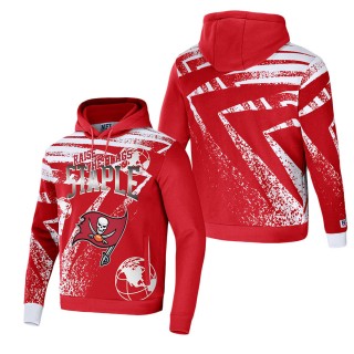 Men's Tampa Bay Buccaneers NFL x Staple Red All Over Print Pullover Hoodie