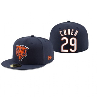 Chicago Bears Tarik Cohen Navy Omaha 59FIFTY Fitted Hat