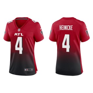 Women's Falcons Taylor Heinicke Red Alternate Game Jersey