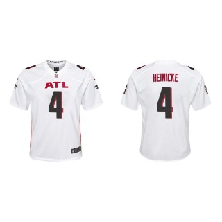 Youth Falcons Taylor Heinicke White Game Jersey