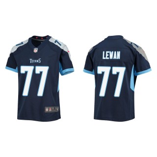 Taylor Lewan Youth Tennessee Titans Navy Game Jersey