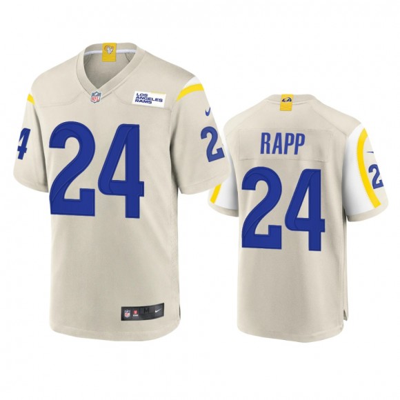 Los Angeles Rams Taylor Rapp Bone Game Jersey