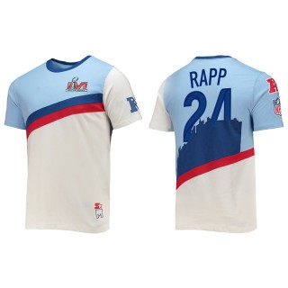 Taylor Rapp Rams White Super Bowl LVI T-Shirt