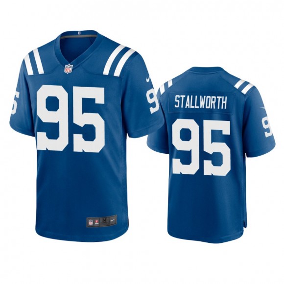 Indianapolis Colts Taylor Stallworth Royal Game Jersey
