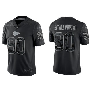 Taylor Stallworth Kansas City Chiefs Black Reflective Limited Jersey