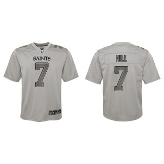 Taysom Hill Youth New Orleans Saints Gray Atmosphere Game Jersey