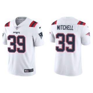 Men's New England Patriots Terrance Mitchell White Vapor Limited Jersey