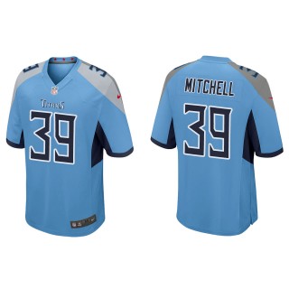 Men's Tennessee Titans Terrance Mitchell Light Blue Game Jersey