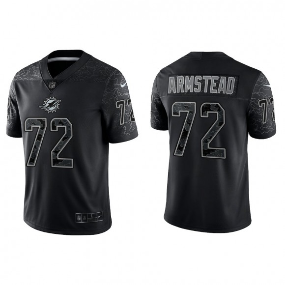 Terron Armstead Miami Dolphins Black Reflective Limited Jersey