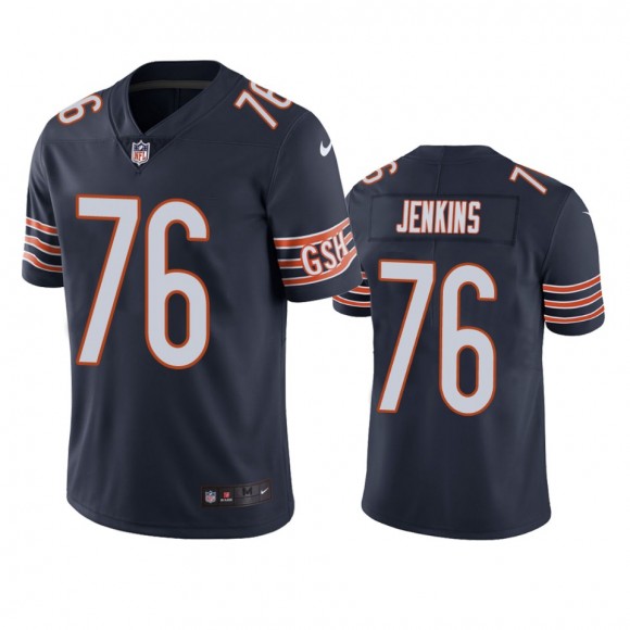 Teven Jenkins Chicago Bears Navy Vapor Limited Jersey