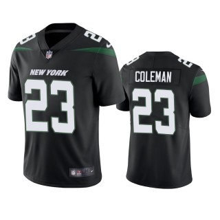 Tevin Coleman New York Jets Black Vapor Limited Jersey