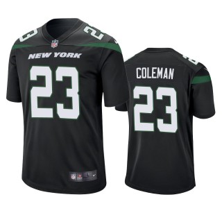 New York Jets Tevin Coleman Black Game Jersey