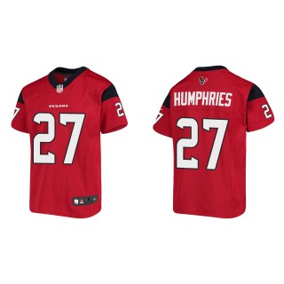 Youth Adam Humphries Texans Red Game Jersey