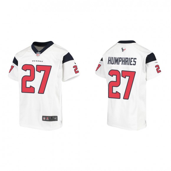 Youth Adam Humphries Texans White Game Jersey