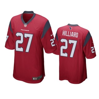Houston Texans Dontrell Hilliard Red Game Jersey
