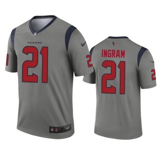Houston Texans Mark Ingram Gray Inverted Legend Jersey