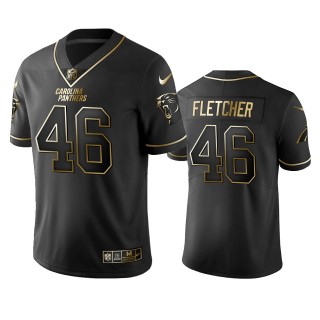 Thomas Fletcher Panthers Black Golden Edition Vapor Limited Jersey