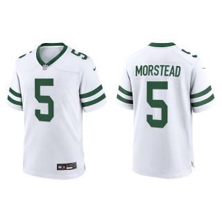 Thomas Morstead Jets White Legacy Game Jersey