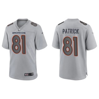 Tim Patrick Men's Denver Broncos Gray Atmosphere Fashion Game Jersey
