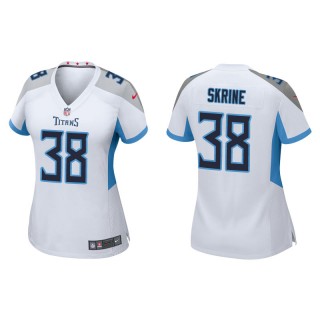 Women's Tennessee Titans Buster Skrine White Game Jersey