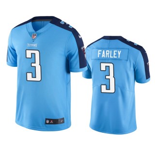 Tennessee Titans Caleb Farley Light Blue 2021 NFL Draft Vapor Limited Jersey