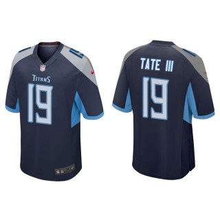 Men's Tennessee Titans Golden Tate III Navy Game Jersey