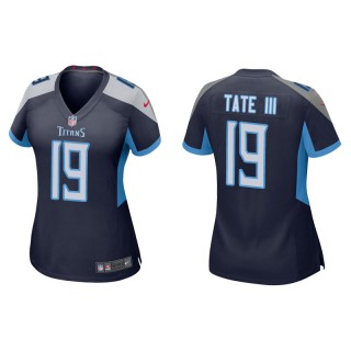 Women's Tennessee Titans Golden Tate III Navy Game Jersey