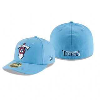 Tennessee Titans Light Blue Omaha Alternate Logo Low Profile 59FIFTY Hat