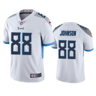 Marcus Johnson Tennessee Titans White Vapor Limited Jersey