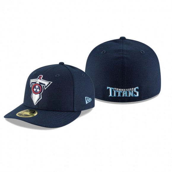 Tennessee Titans Navy Omaha Alternate Logo Low Profile 59FIFTY Hat