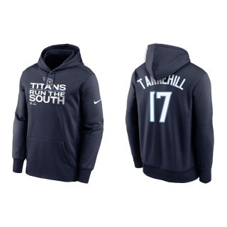 Men's Titans Ryan Tannehill Navy 2021 AFC South Division Champions Trophy Hoodie